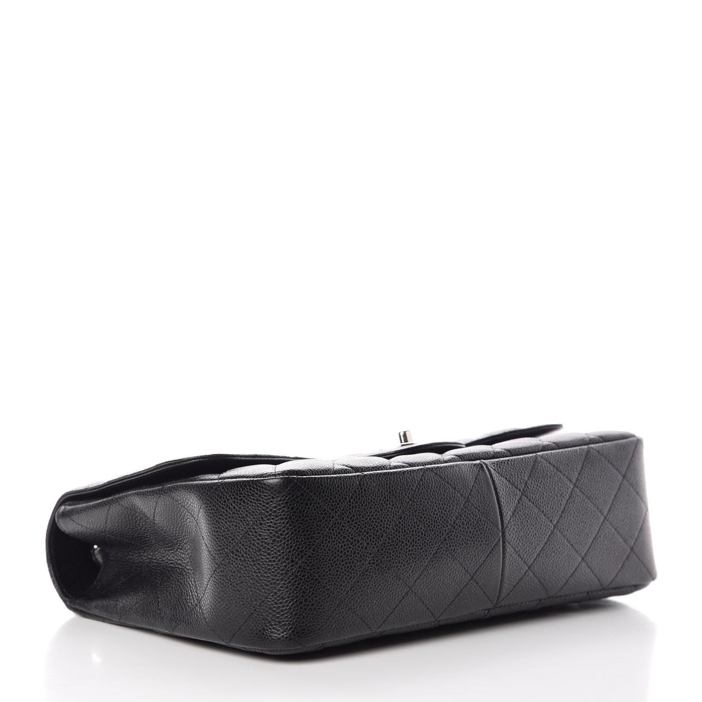 Caviar Quilted Jumbo Single Flap Black