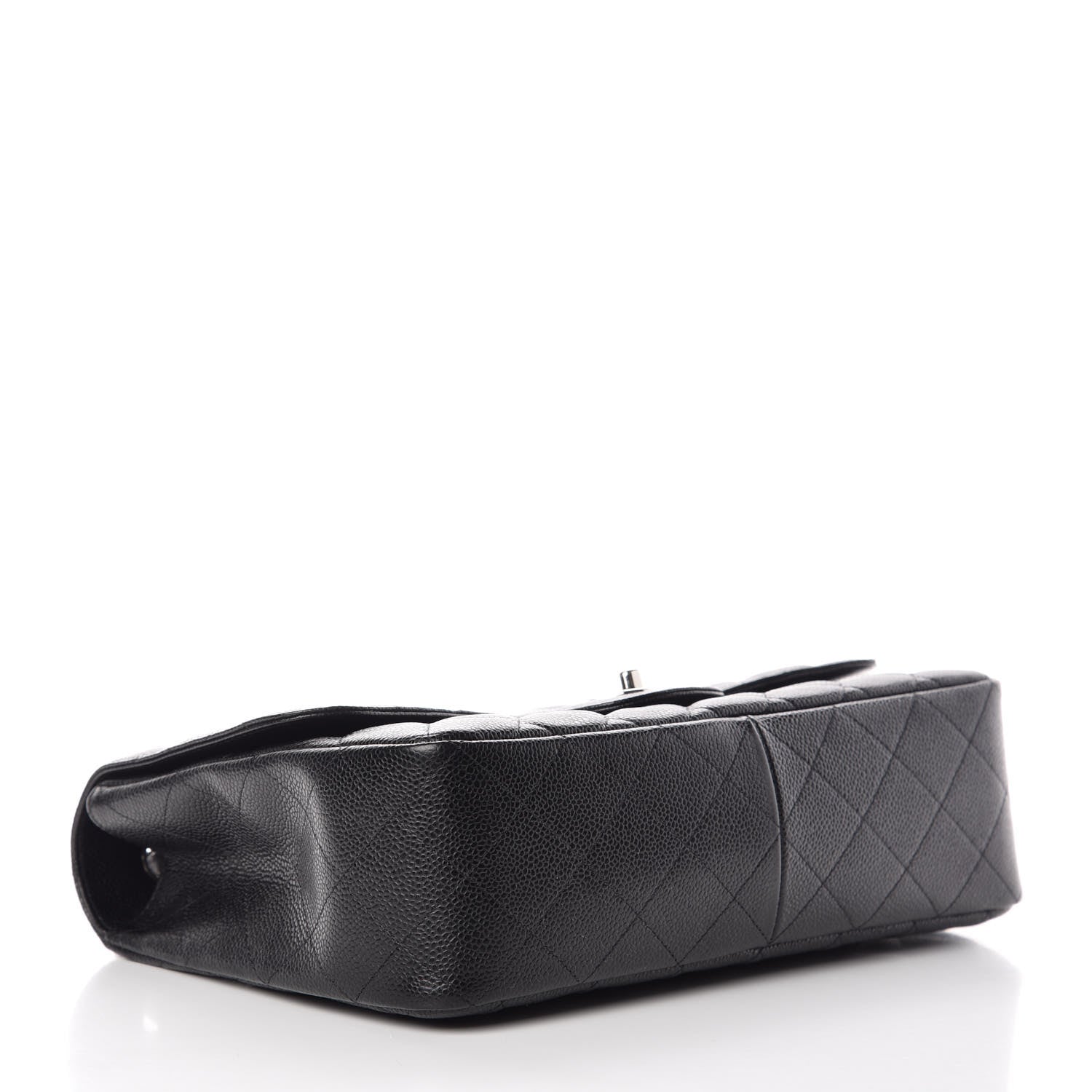 Chanel Caviar Quilted Jumbo Single Flap Black 4 of 11