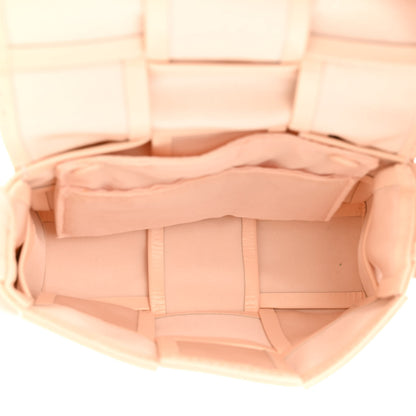 Bottega Veneta Lambskin Maxi Intrecciato Extra Mini Cassette Crossbody Bag Melon Washed 5 of 10