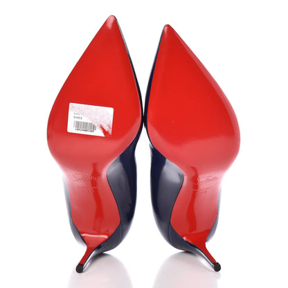 Christian Louboutin Patent Pigalle Follies 85 Pumps 38.5 China Blue 5 of 8