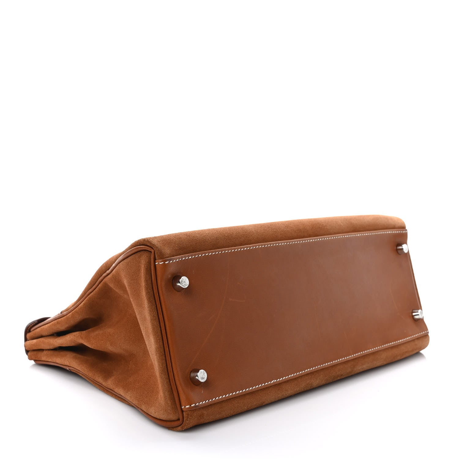 Hermes Barenia Grizzly Au Galop Kelly Retourne 32 Fauve 4 of 11
