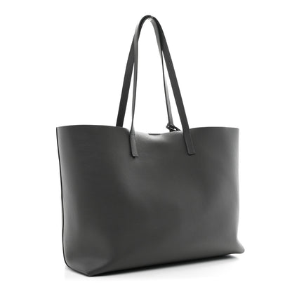 Saint Laurent Calfskin Large Shopping Tote Storm 4 of 11