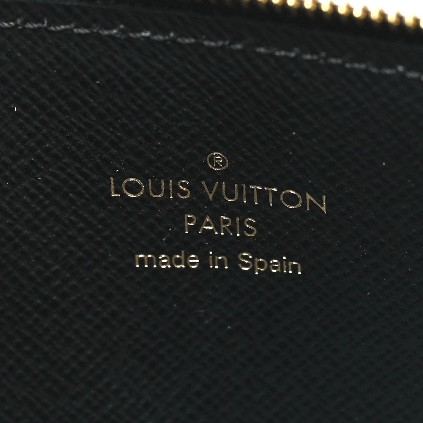 Monogram Slim Purse Black
