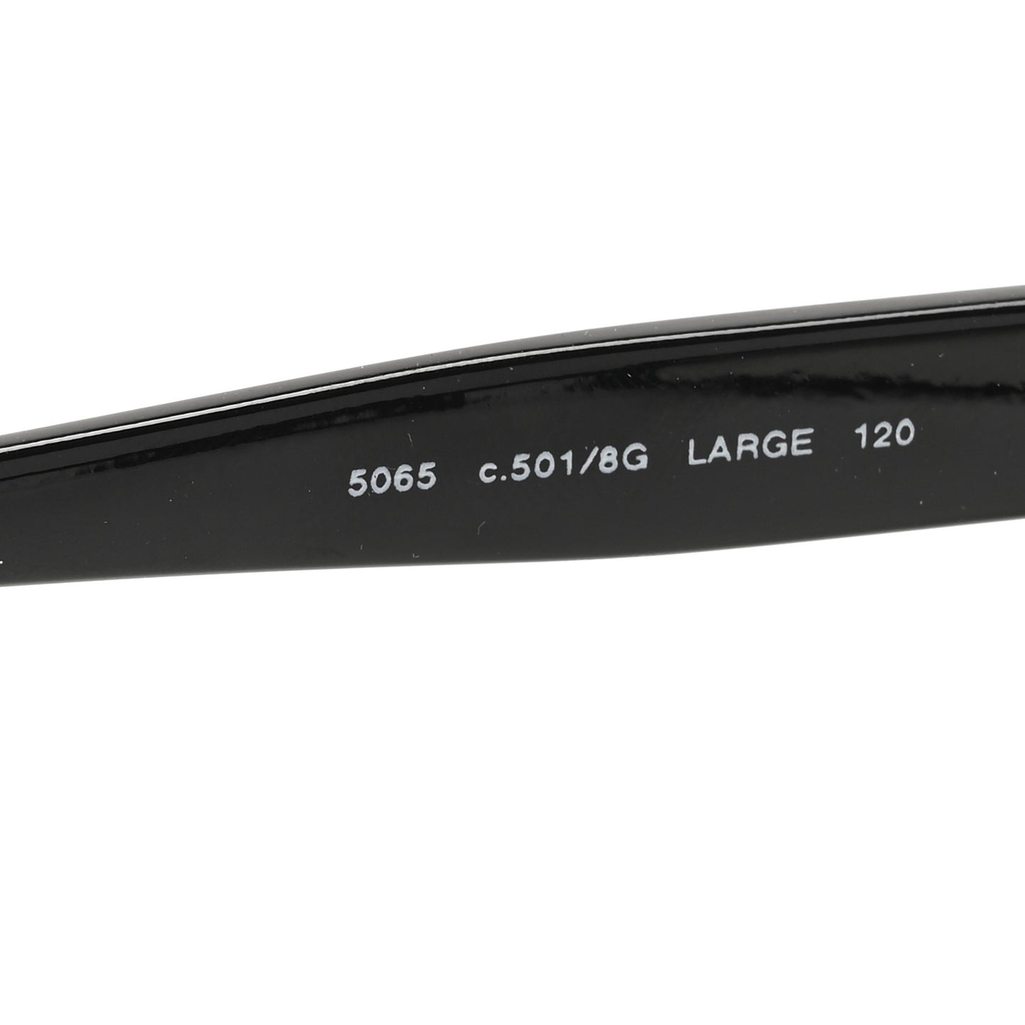 Acetate CC Logo Sunglasses 5065 Black