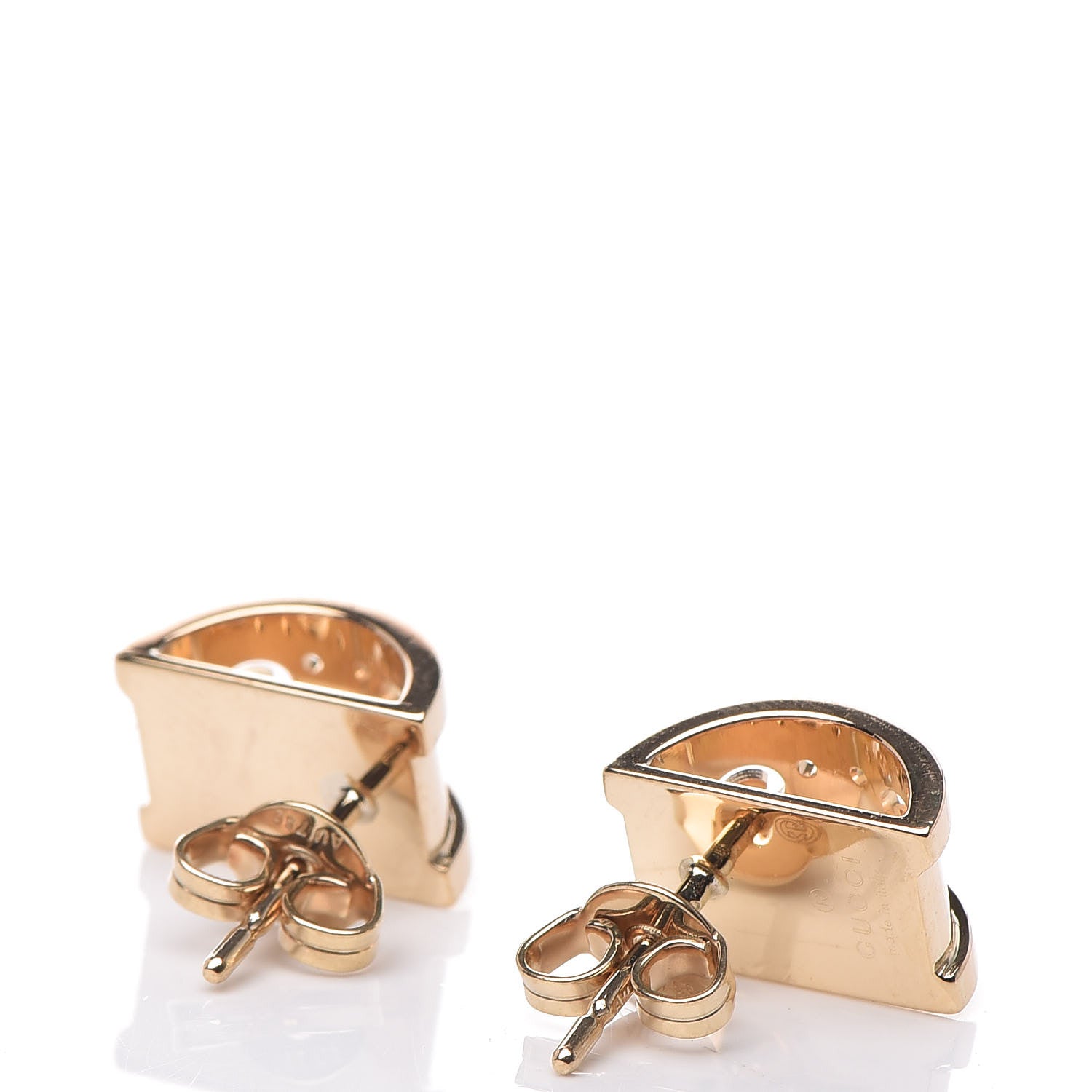 Gucci 18K Yellow Gold Icon Twirl Earrings 3 of 4