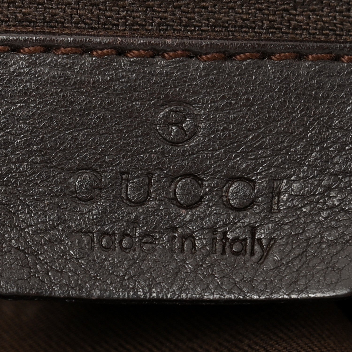 Gucci Monogram Small D Gold Ring Messenger Dark Brown 6 of 15