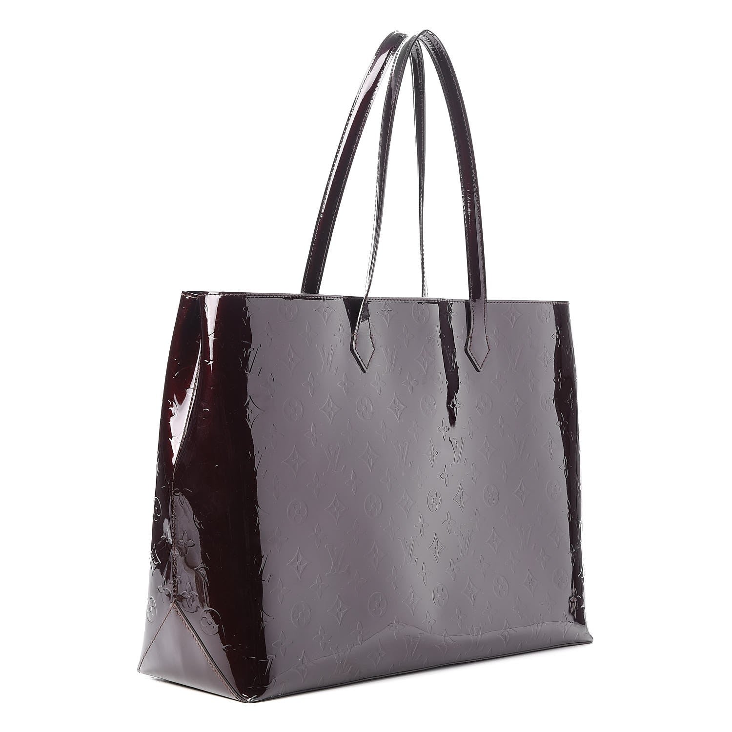 Louis Vuitton Vernis Wilshire GM Amarante 3 of 6