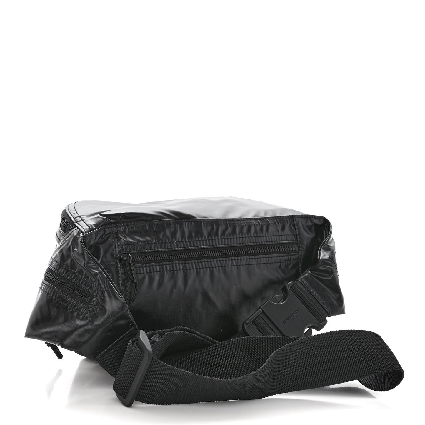 SAINT LAURENT Nylon Logo Nuxx Body Belt Bag Black
