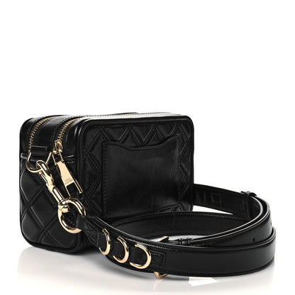 Marc Jacobs Natural Grain Calfskin Quilted The Softshot 21 Bag Black 3 of 10