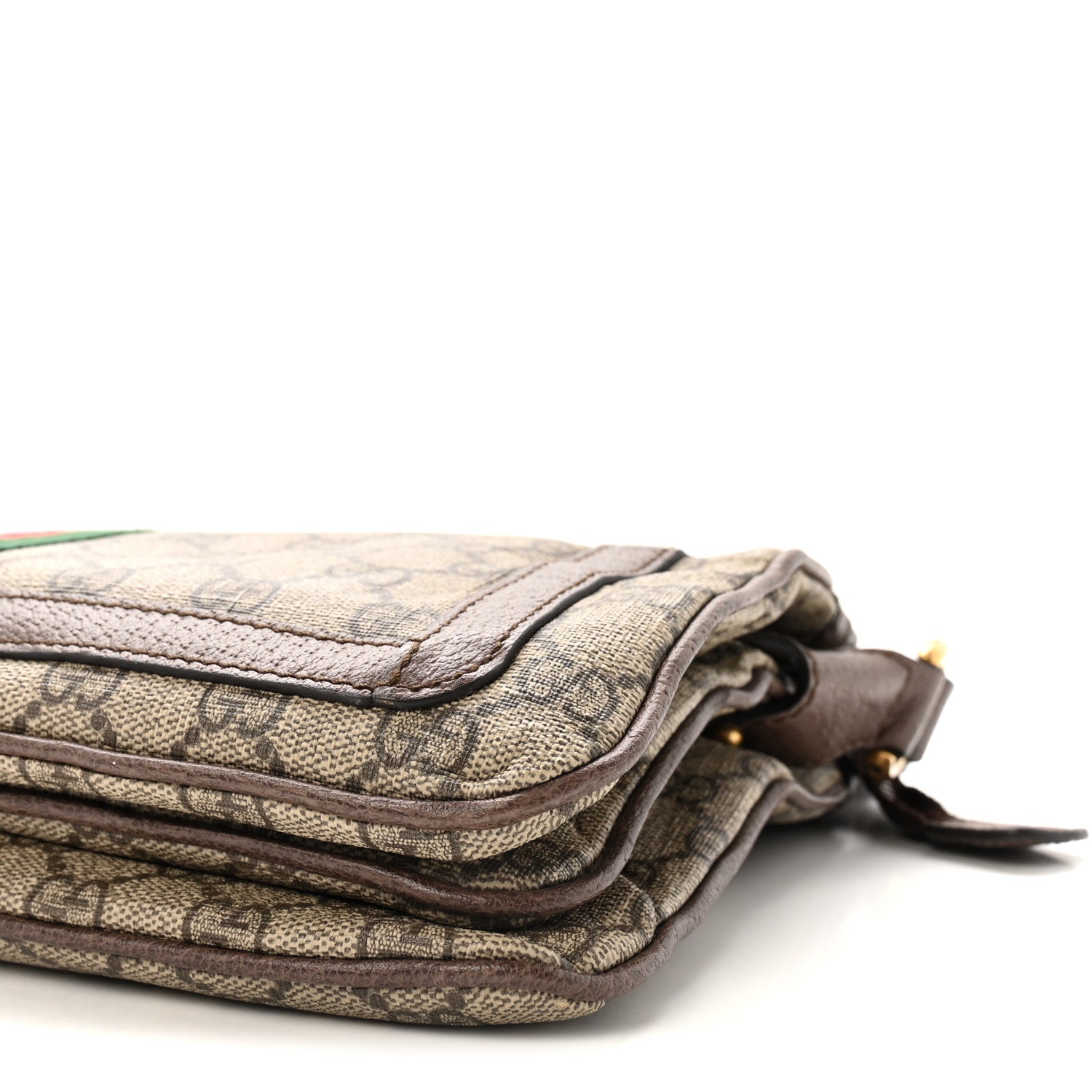 Gucci GG Supreme Monogram Web Medium Ophidia Shoulder Bag Beige New Acero 10 of 10