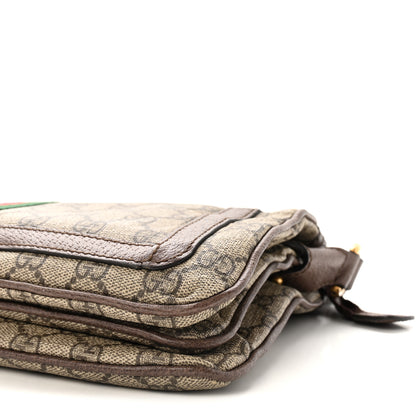 Gucci GG Supreme Monogram Web Medium Ophidia Shoulder Bag Beige New Acero 10 of 10