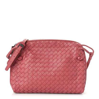 Bottega Veneta Nappa Intrecciato Nodini Crossbody Messenger Rose Pink 1 of 8