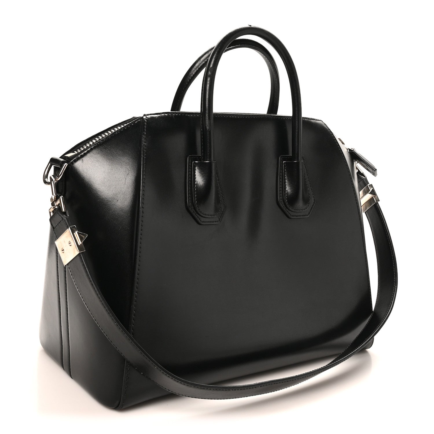 Givenchy Shiny Lord Calfskin Medium Antigona Black 3 of 9