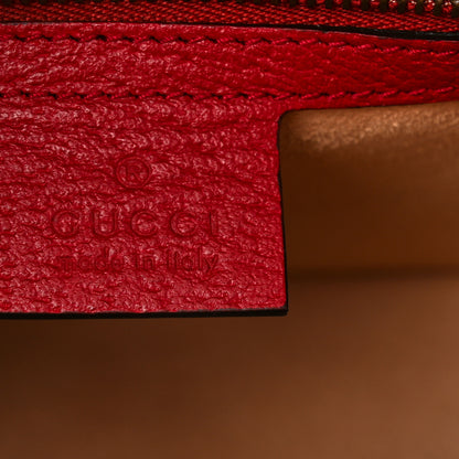 Gucci GG Supreme Monogram Small Queen Margaret Top Handle Bag Red 6 of 10