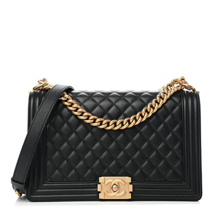 Chanel Caviar Quilted New Medium Boy Flap Black 1 of 6