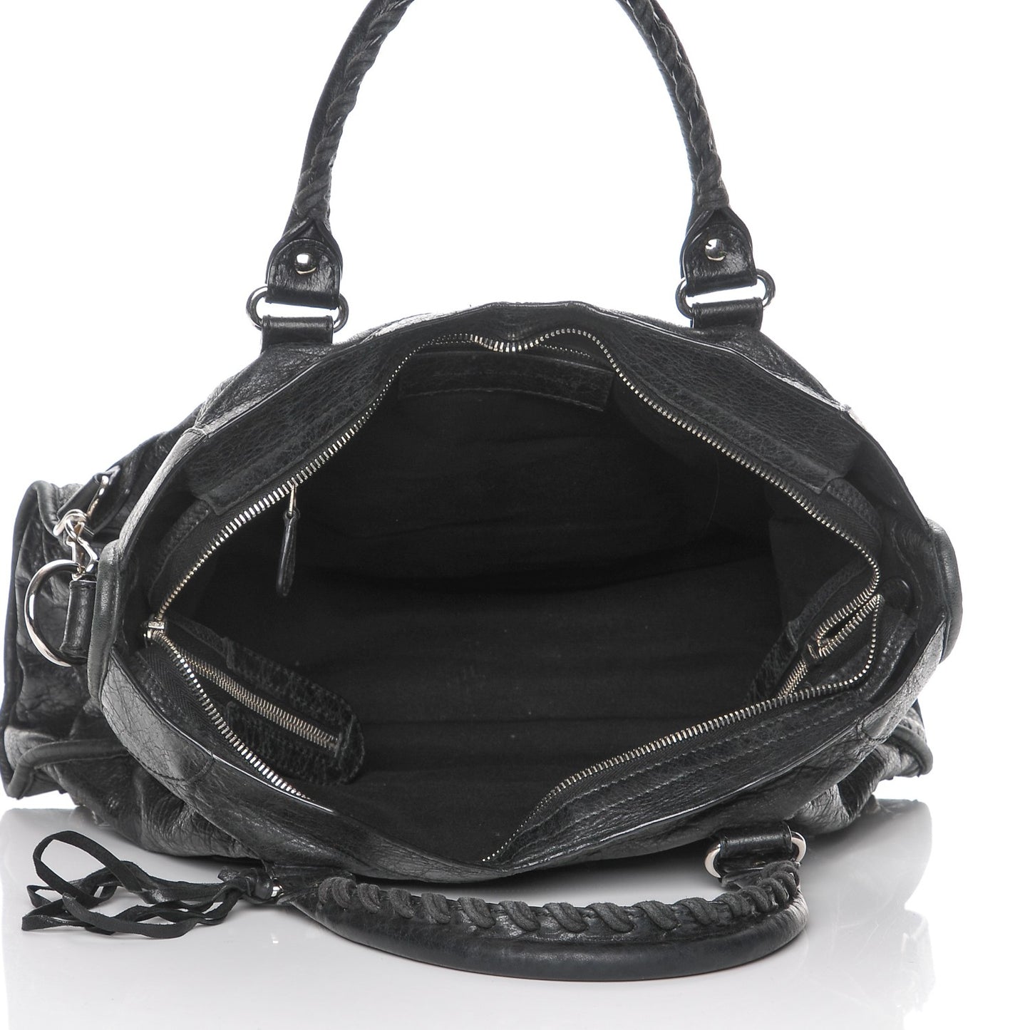 Agneau Giant 12 Silver Hardware City Black