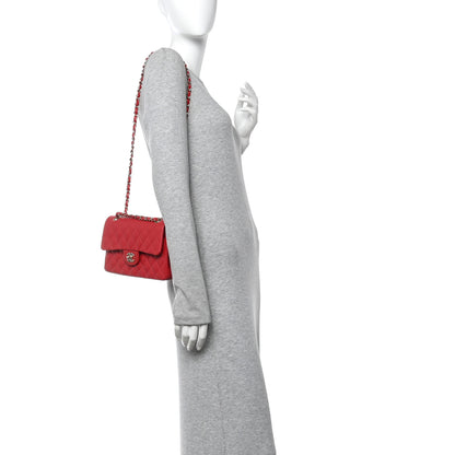 Chanel Caviar Quilted Small Double Flap Red 2 of 11