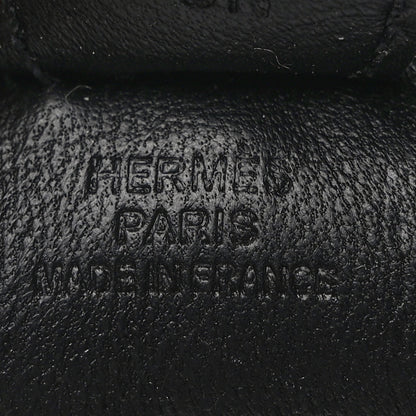 Hermes Milo Lambskin Grigri Rodeo Horse Bag Charm PM So Black 3 of 6