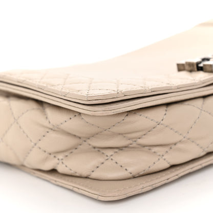 Chanel Calfskin Medium Boy Reverso Flap Beige 9 of 10
