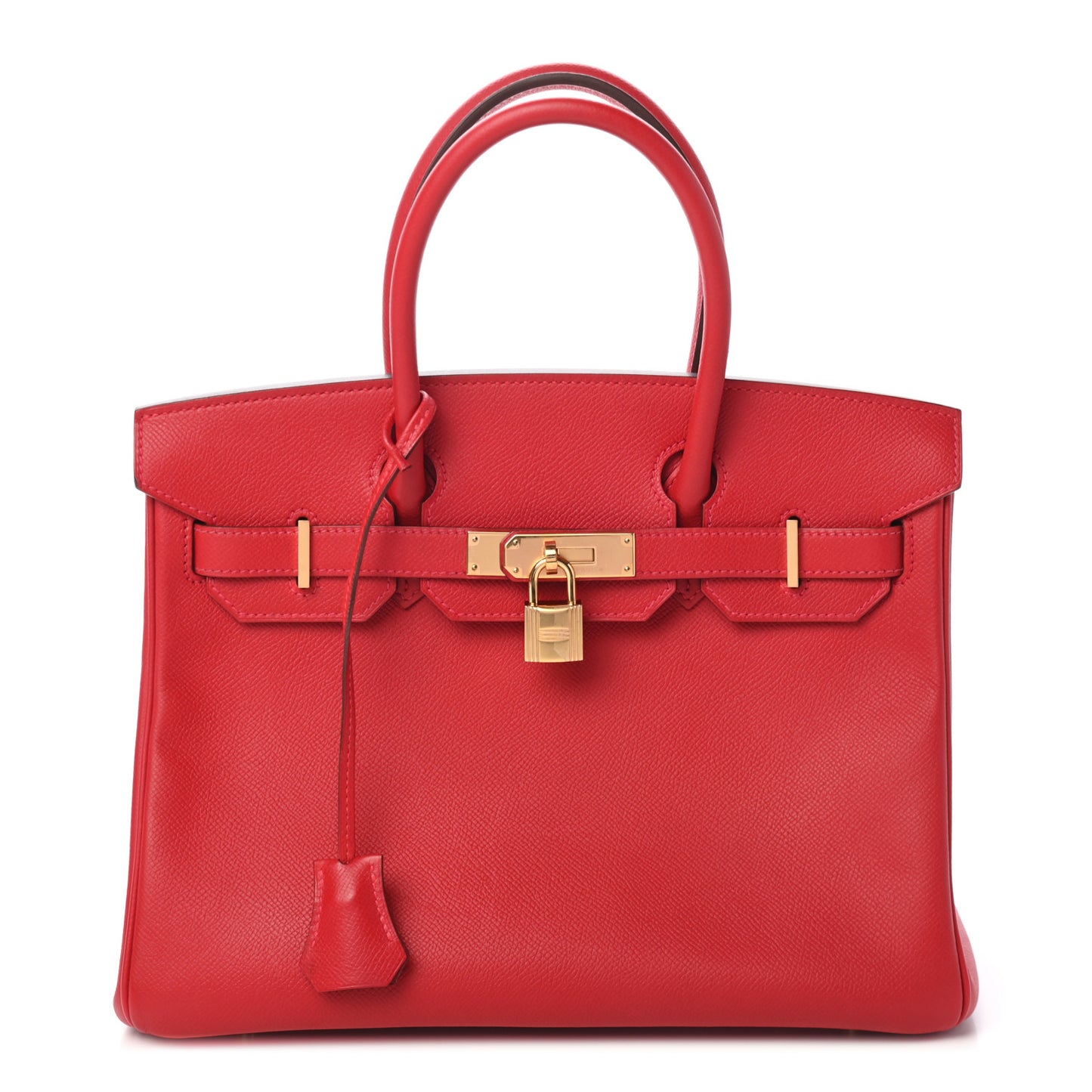 Epsom Birkin 30 Rouge Casaque