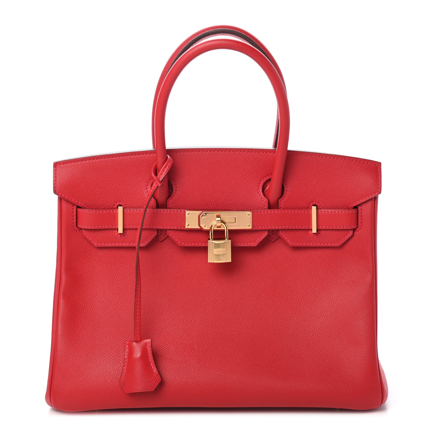 Hermes Epsom Birkin 30 Rouge Casaque 1 of 32