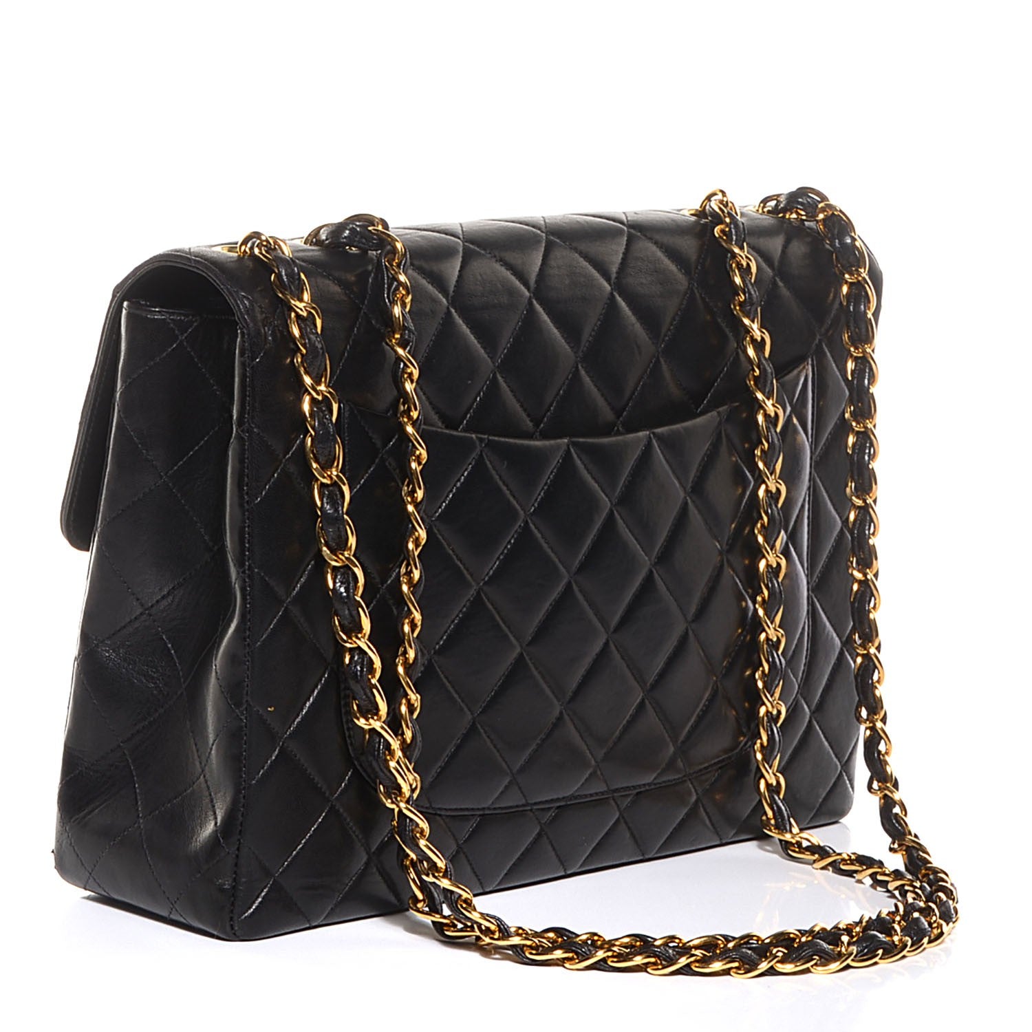 Chanel Lambskin Jumbo Flap Black 3 of 8