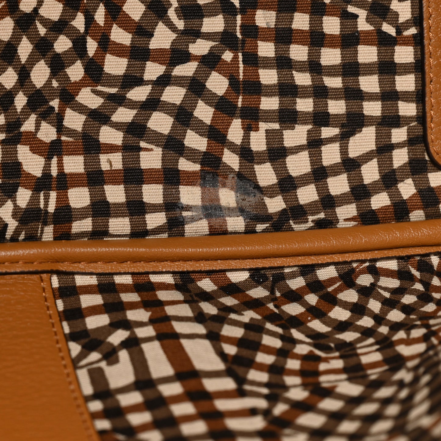 Visetos Medium Liz Reversible Shopper Tote Cognac