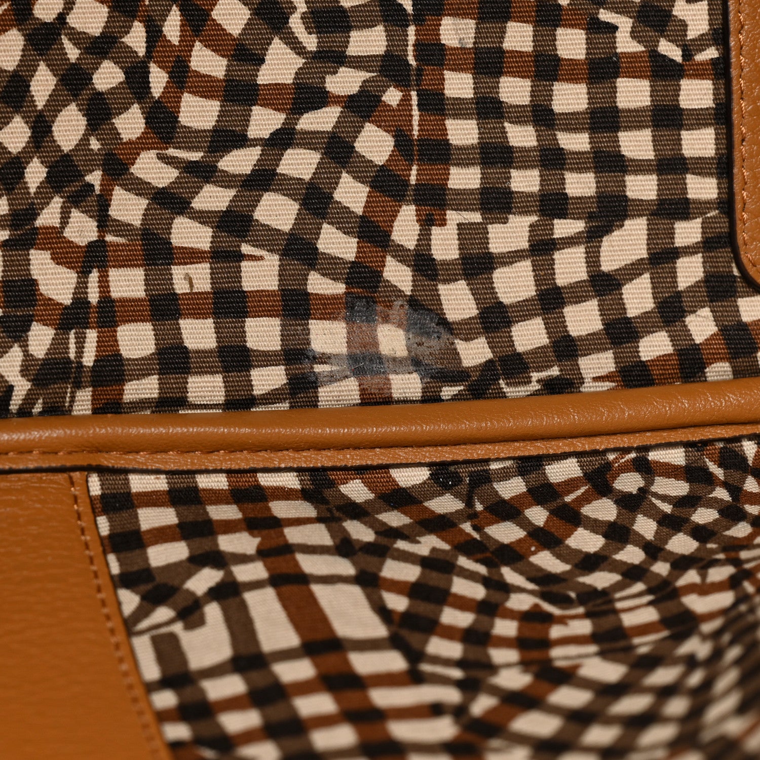 MCM Visetos Medium Liz Reversible Shopper Tote Cognac 17 of 23