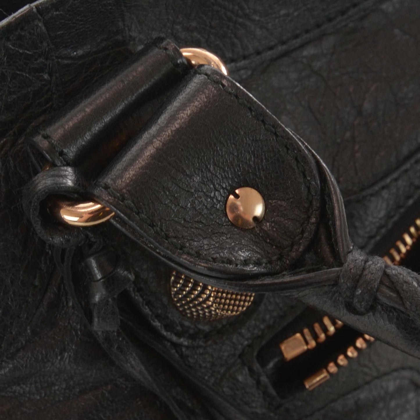 Agneau Giant 21 Rose Gold Hardware Velo Black