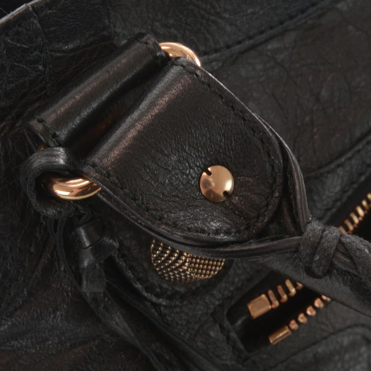 Balenciaga Agneau Giant 21 Rose Gold Hardware Velo Black 6 of 11