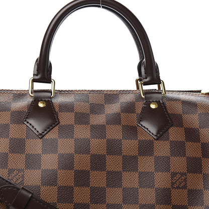 Louis Vuitton Damier Ebene Speedy Bandouliere 35 10 of 10
