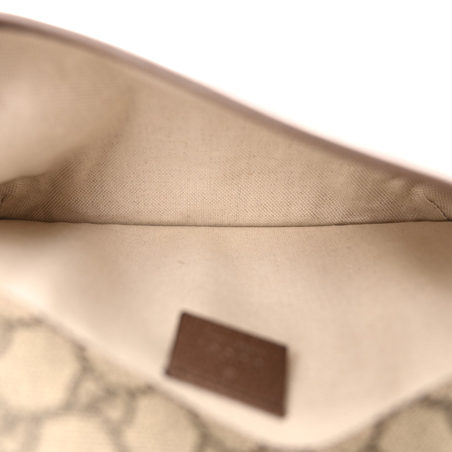 GG Supreme Monogram Neo Vintage Web Belt Bag Brown