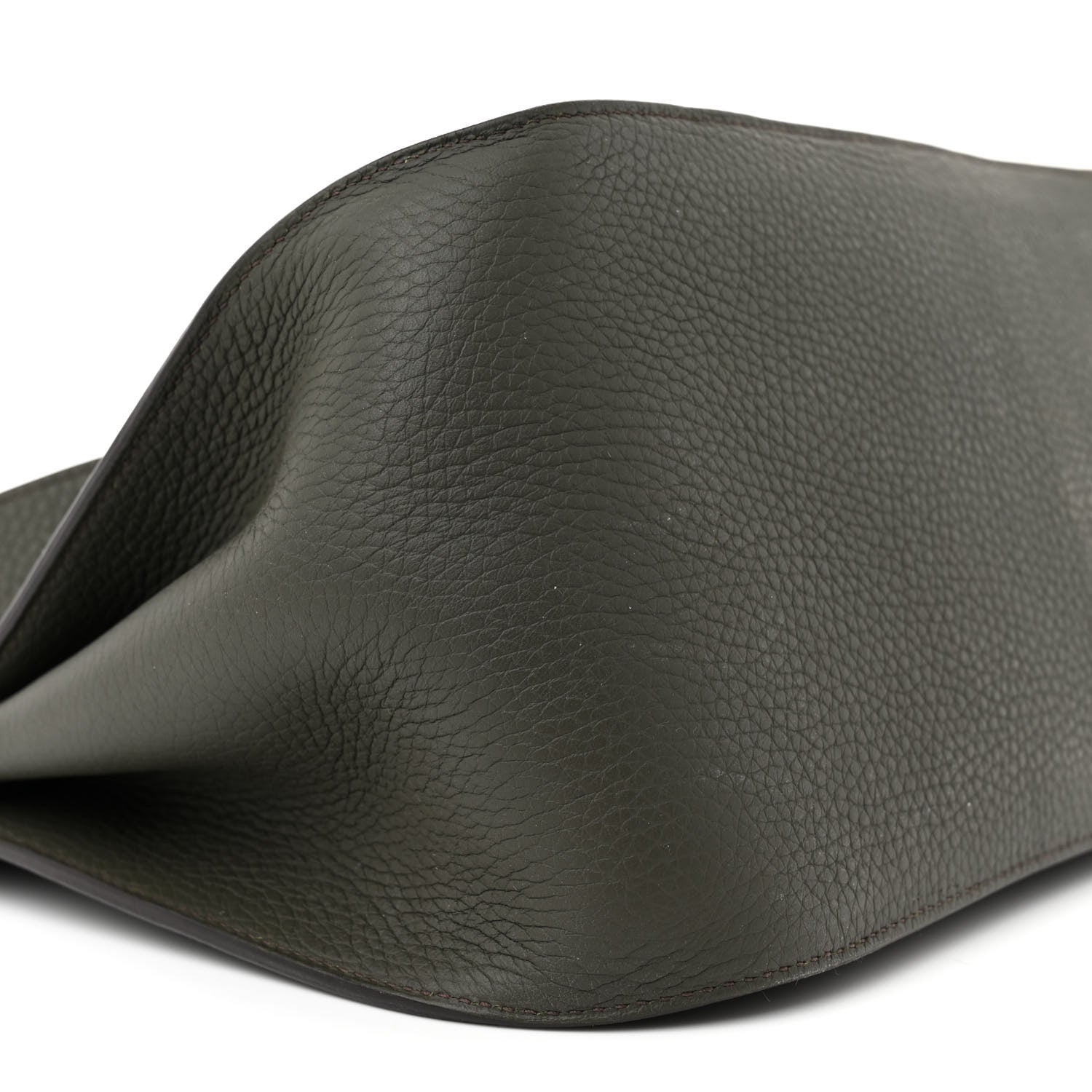 Hermes Taurillon Clemence Jypsiere 34 Vert De Gris 9 of 13
