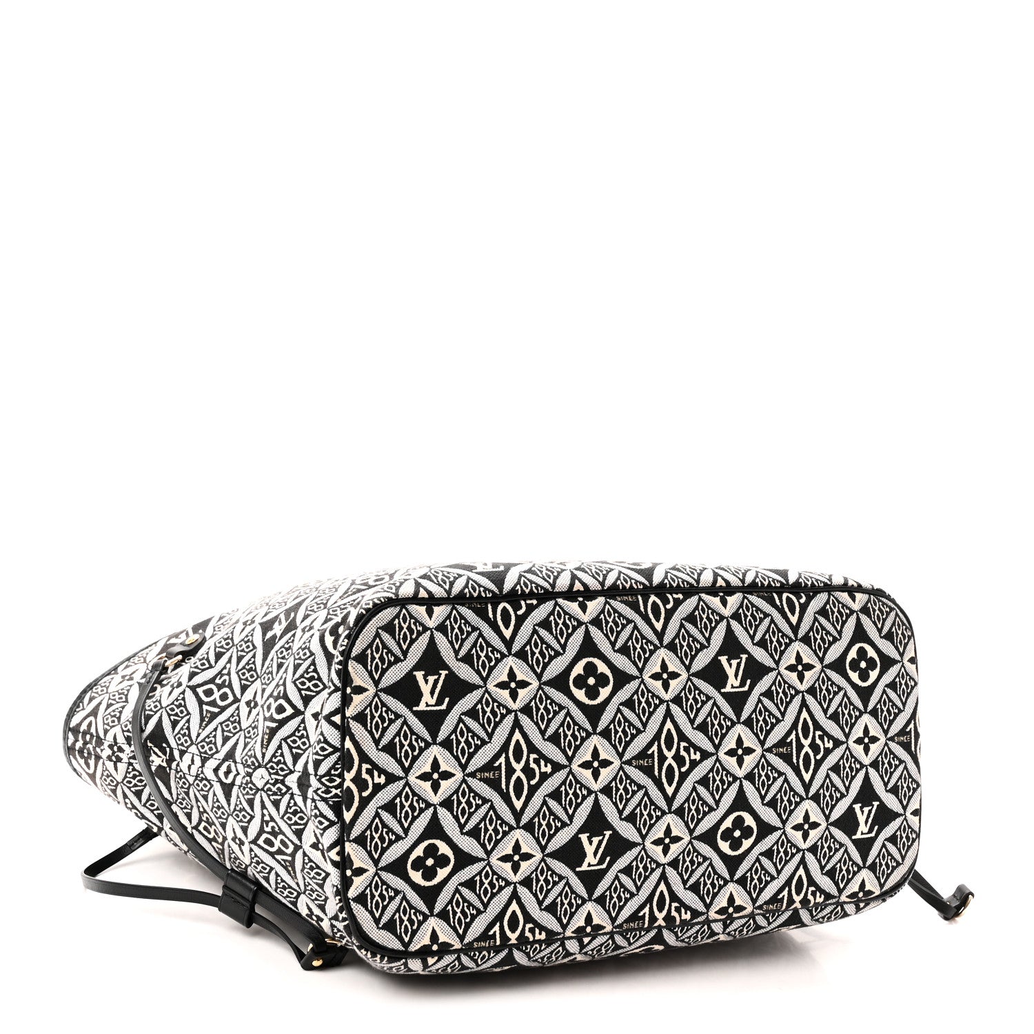 Louis Vuitton Jacquard Since 1854 Neverfull MM Grey 5 of 10