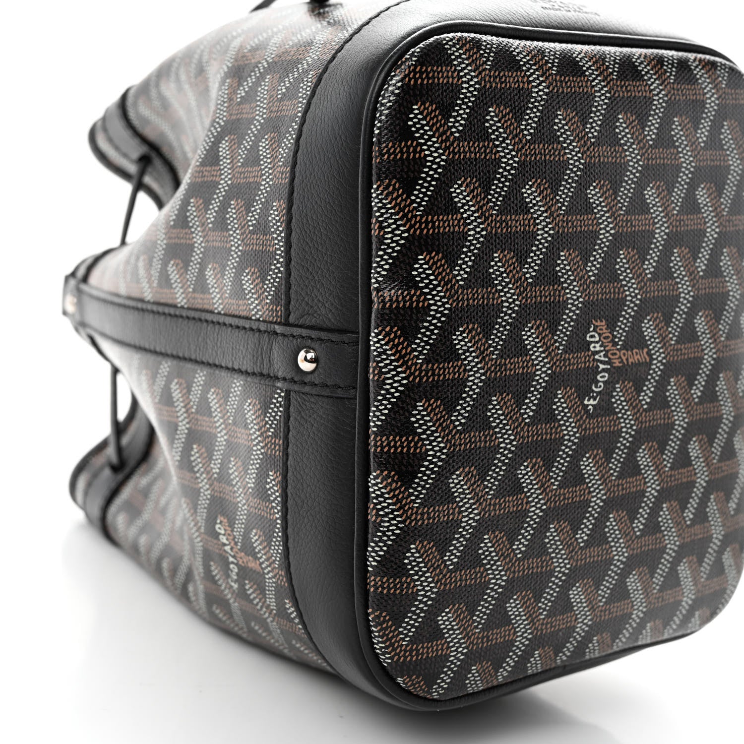 Goyard Goyardine Petit Flot Bucket Bag PM Black 8 of 9