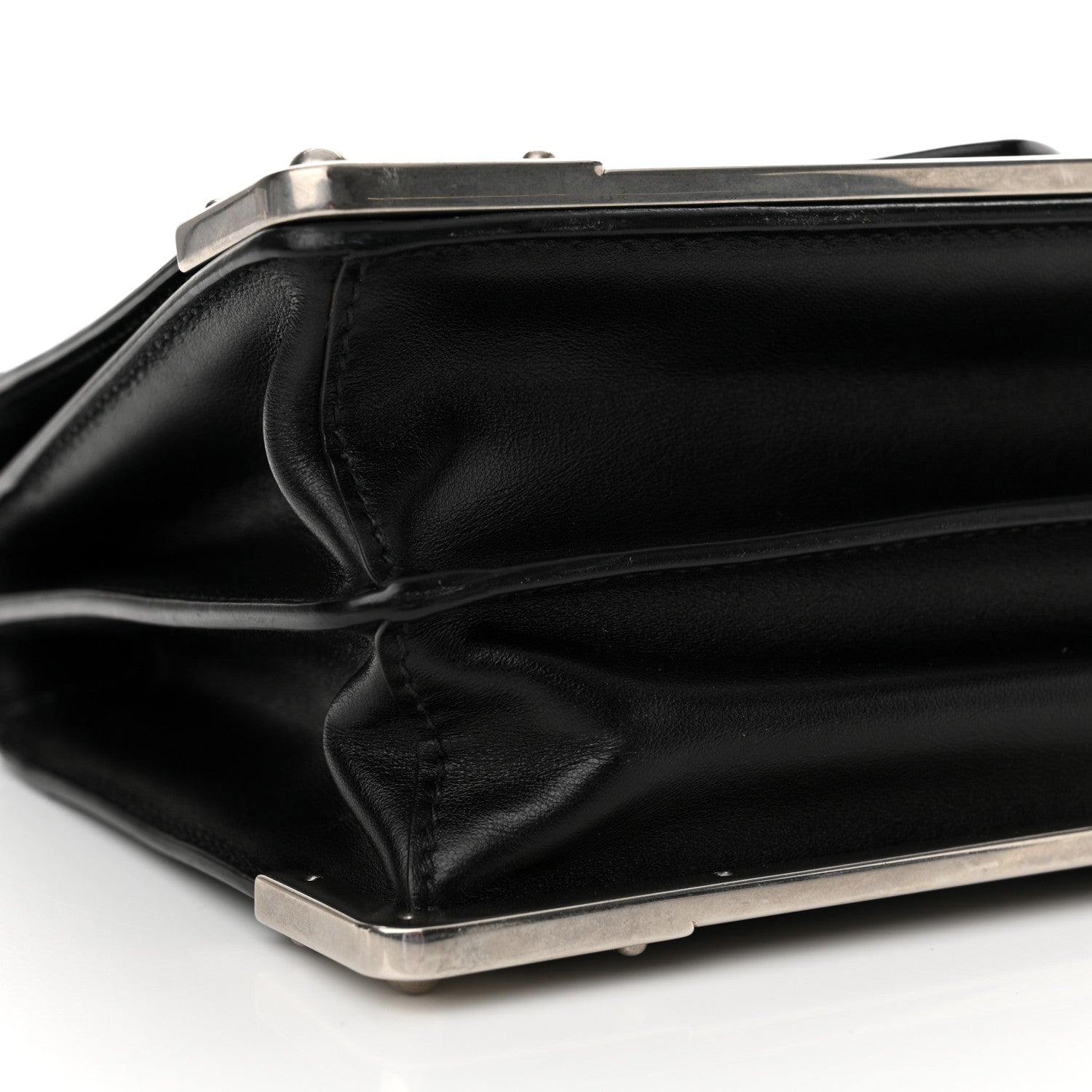 Prada City Calf Saffiano Cahier Bag Black 8 of 10