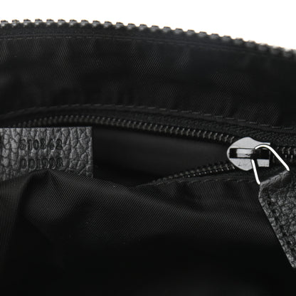 Gucci Nylon Monogram Dollar Calfskin Flat Messenger Bag Black 7 of 10
