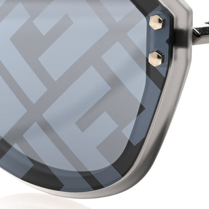 Fendi FF Fabulous Shield Sunglasses FF M0039/G/S Black 9 of 10