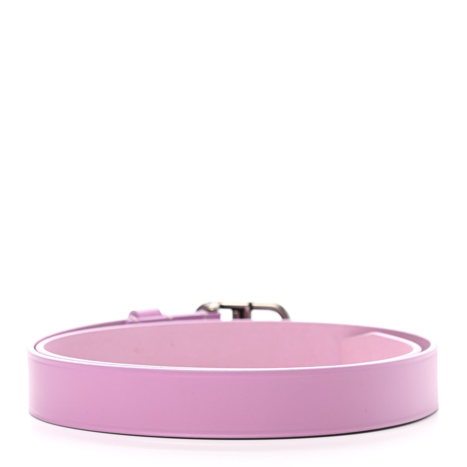 Balenciaga Natural Calfskin BB 25mm Thin Belt 80 32 Lilac 2 of 7