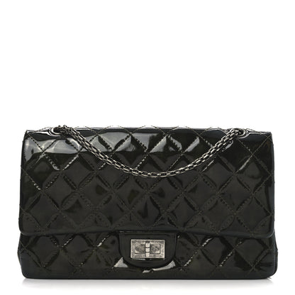 Chanel Patent Quilted 2.55 Reissue 226 Flap Green 1 of 10