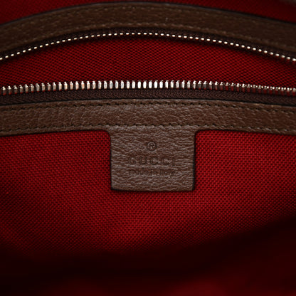 Gucci GG Supreme Monogram Textured Dollar Calfskin Small Detail Tote Beige Ebony New Acero 6 of 8
