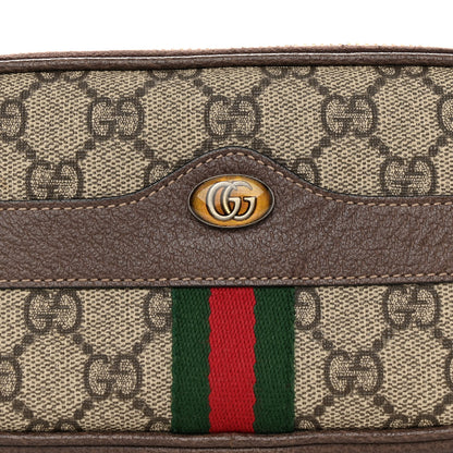 Gucci GG Supreme Monogram Web Ophidia Belted iPhone Case 85 34 Dark Brown 8 of 10