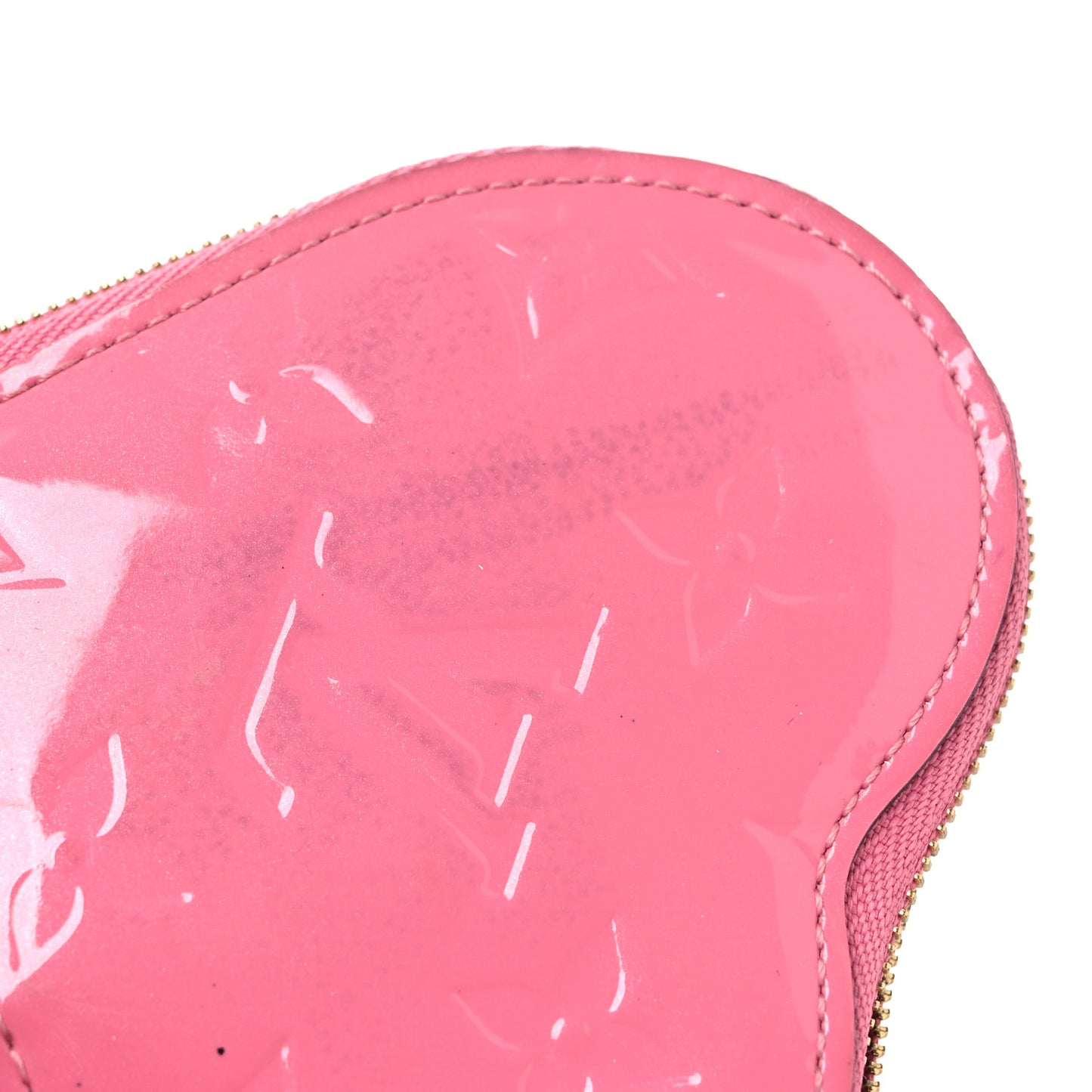 Vernis Flower Heart Coin Purse Light Pink