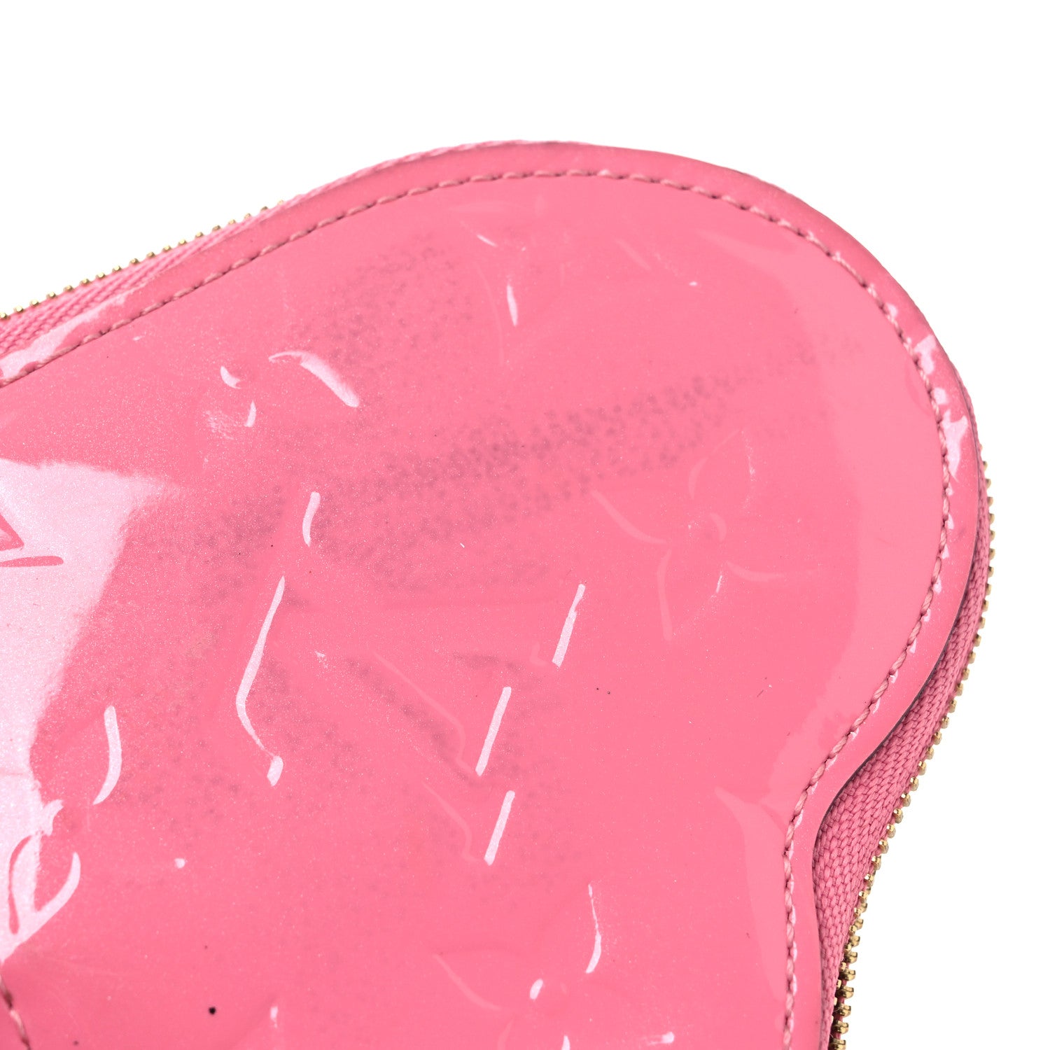 Louis Vuitton Vernis Flower Heart Coin Purse Light Pink 10 of 10