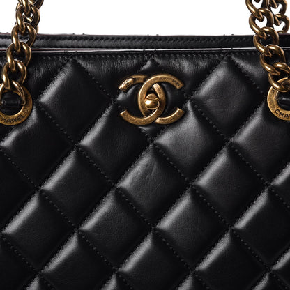 Chanel Calfskin Quilted Perfect Edge Tote Black 9 of 9