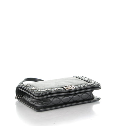 Chanel Calfskin Small Boy Reverso Flap Black 4 of 8