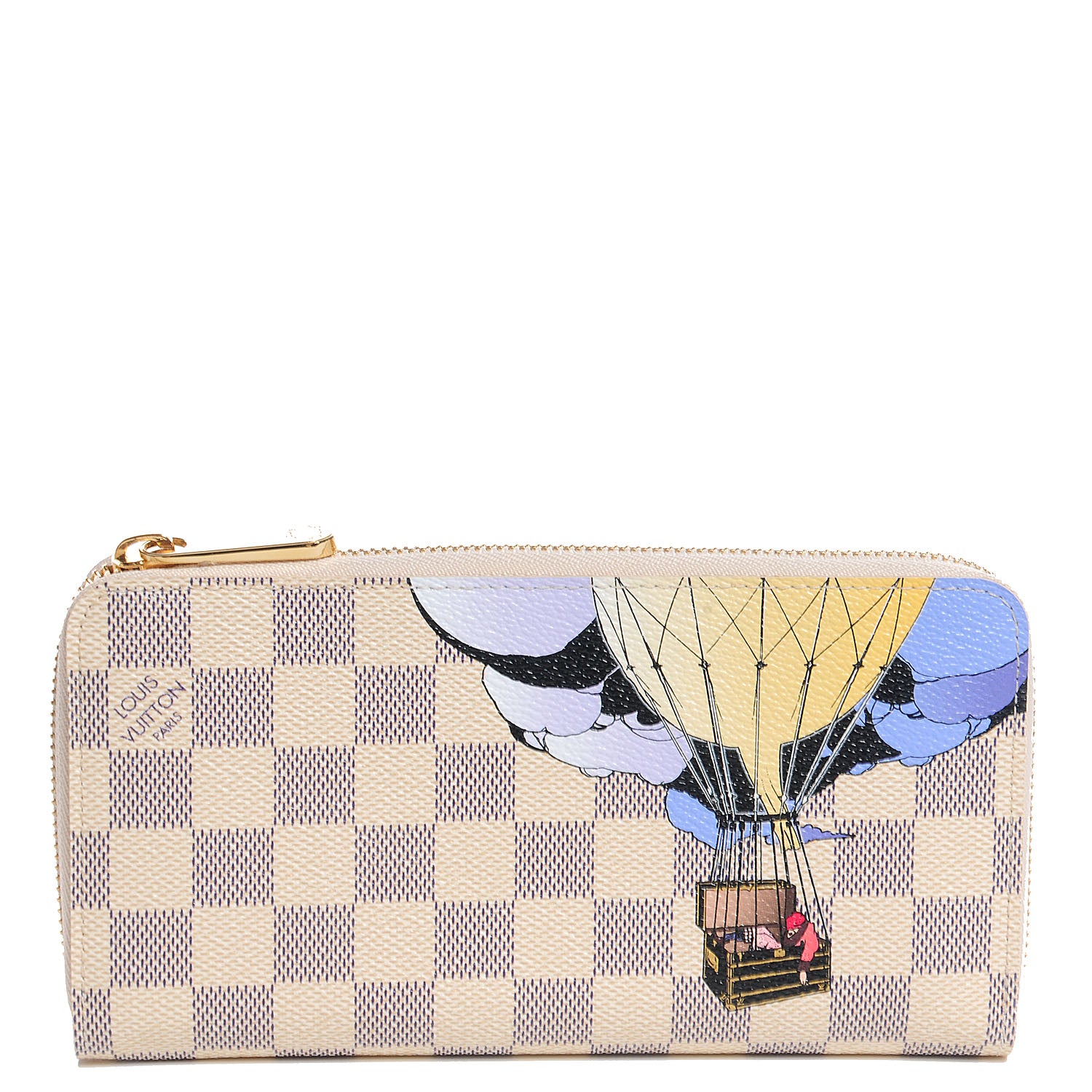 Louis Vuitton Damier Azur Illustre Zippy Wallet 1 of 8
