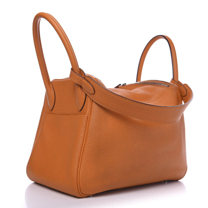 Hermes Taurillon Clemence Lindy 30 Abricot 3 of 13