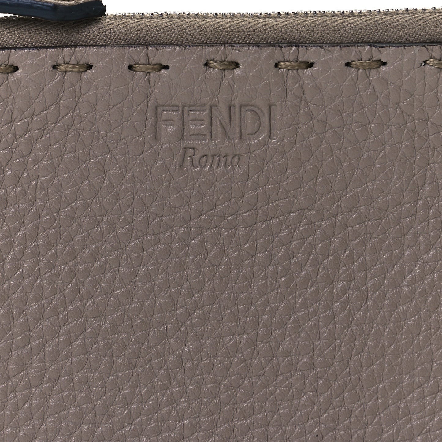 Cuoio Romano Selleria Zip Card Holder Corda