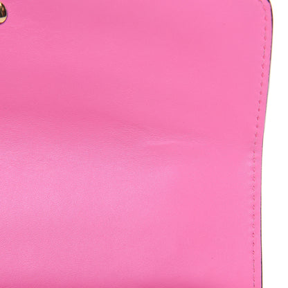 Gucci Vitello Fontanella Web Mini Sylvie Chain Shoulder Bag Pink Tropical Flower 11 of 12
